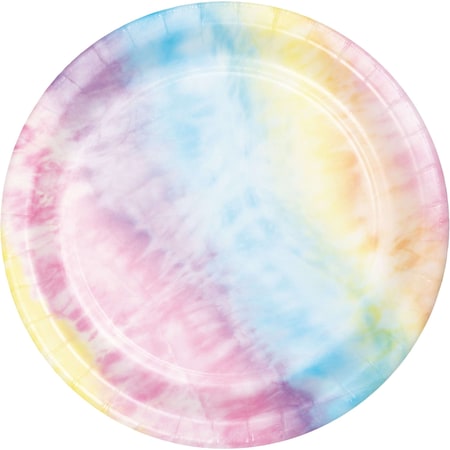 Creative Converting Tie Dye Party Dessert Plates, 7", 96PK 350524